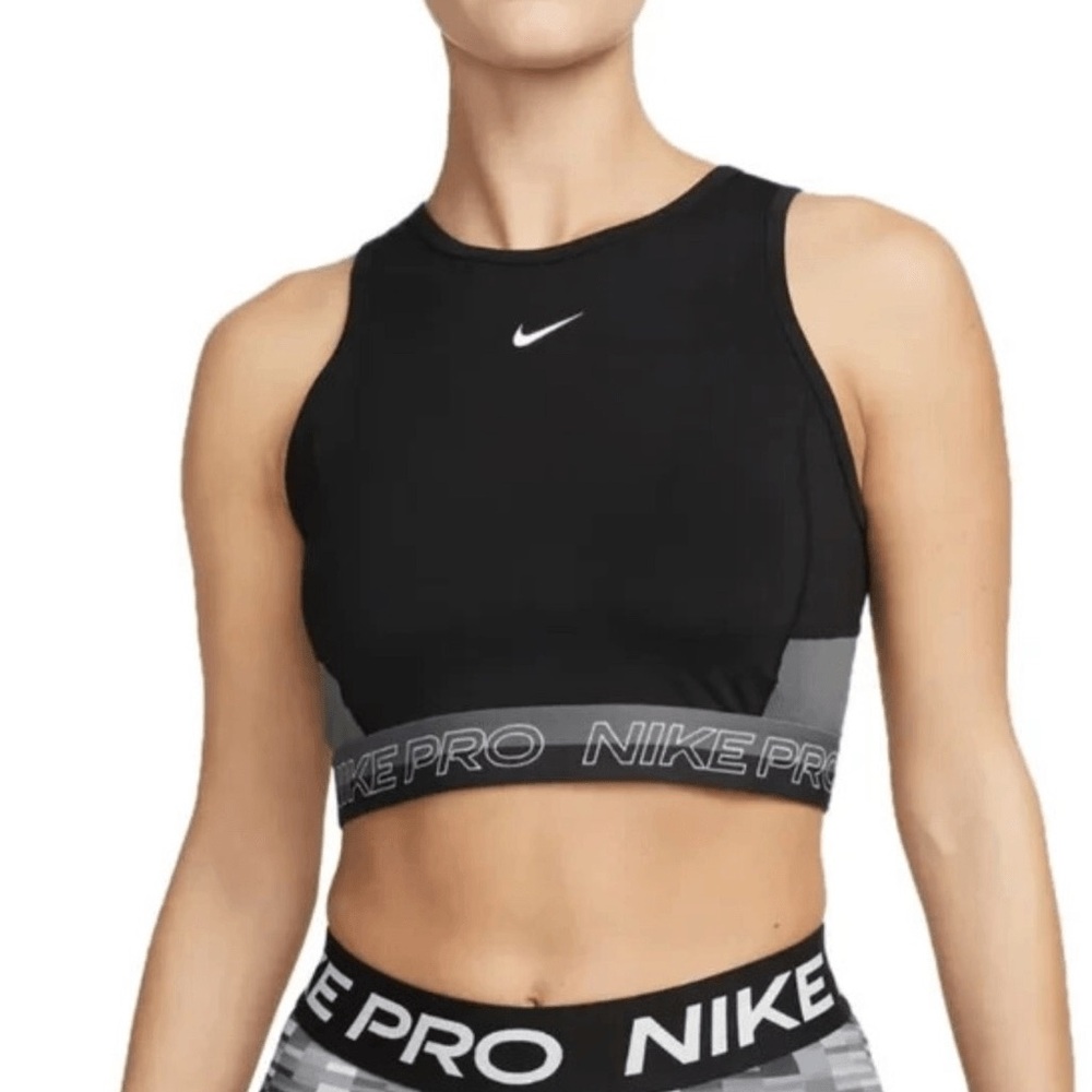Nike Pro Dri-FIT Femme Cropped Tank Tank Top